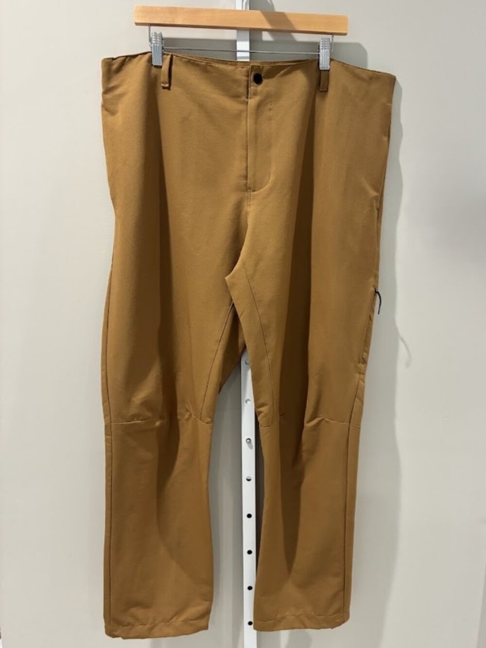 The North Face Men 40 Short Hiking Pants Stretch Climbing UPF 40+ Brown Khaki